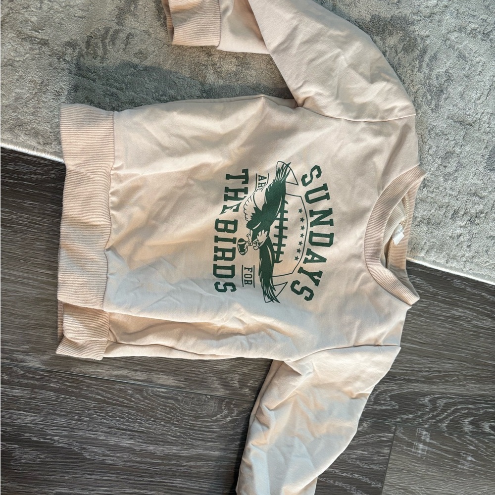 Philadelphia Eagles Bird Gang Sundays are for the Birds Sweatshirt 2T